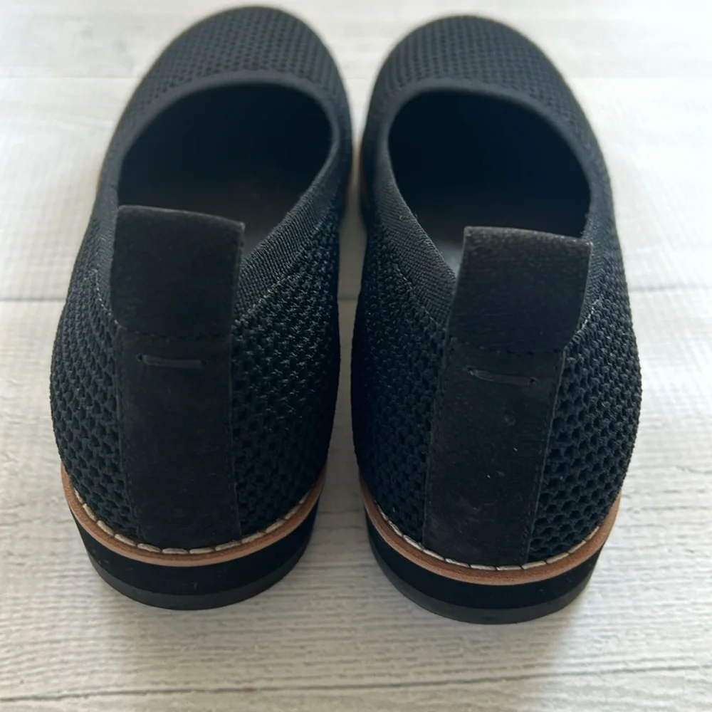 NWOT Eileen‎ Fisher Etta Knit Slip On Ballerina Flats Black Size 6.5